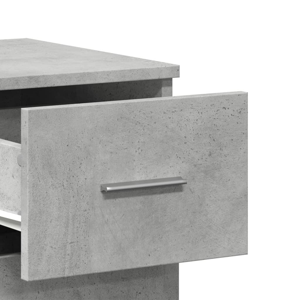 Sideboards 2 pcs Concrete Grey 59x39x80 cm Engineered Wood